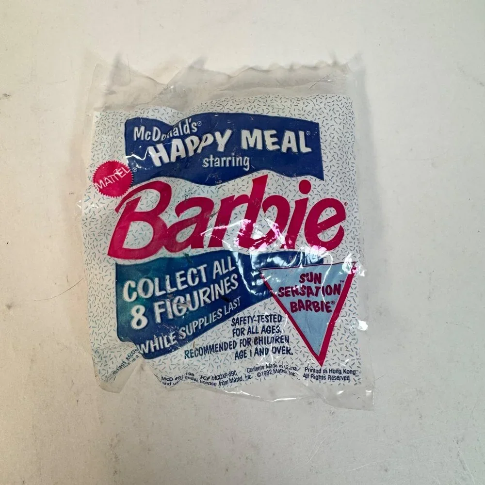 1990 McDonald’s Barbie Happy Meal Toys Sealed Vintage Lot‎ of 4